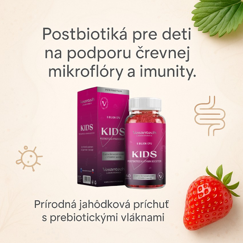 Vesantech Postbiotika Kids 5 miliard CFU popis 2